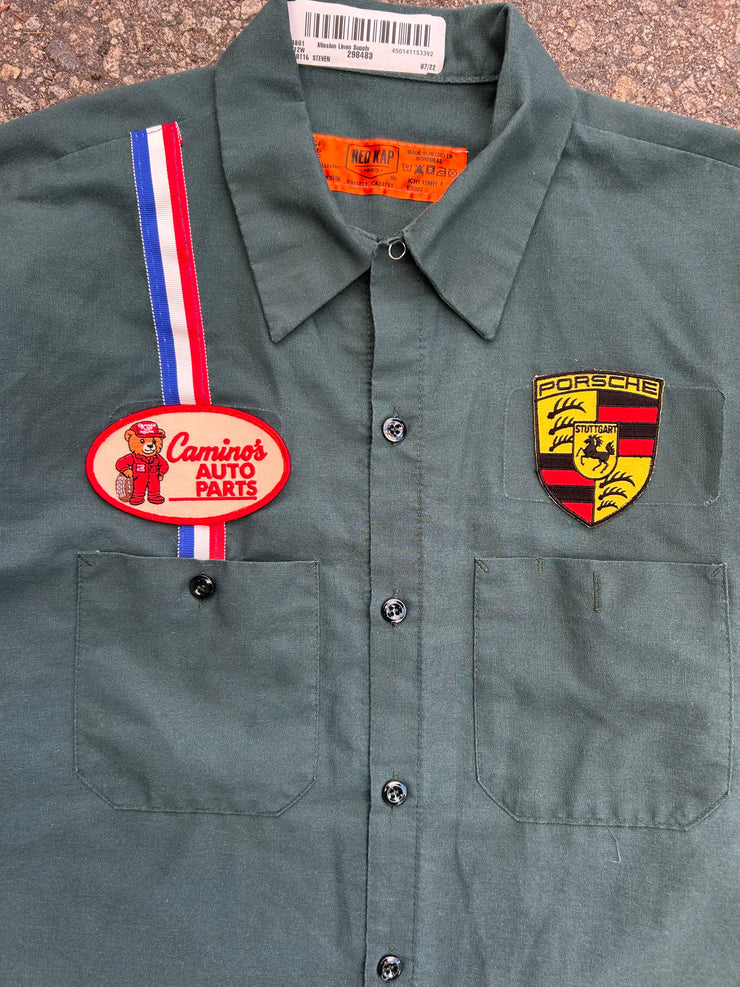 Camino’s Auto Parts x Porsche Worker Shirt Size Large